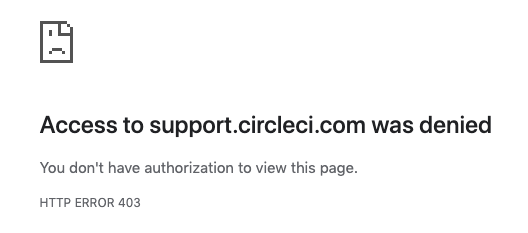 rissem's tweet photo. @CircleCI I can't submit a support request right now. What's the best way to get my issue resolved? Thanks! https://t.co/5Y6draVjEh