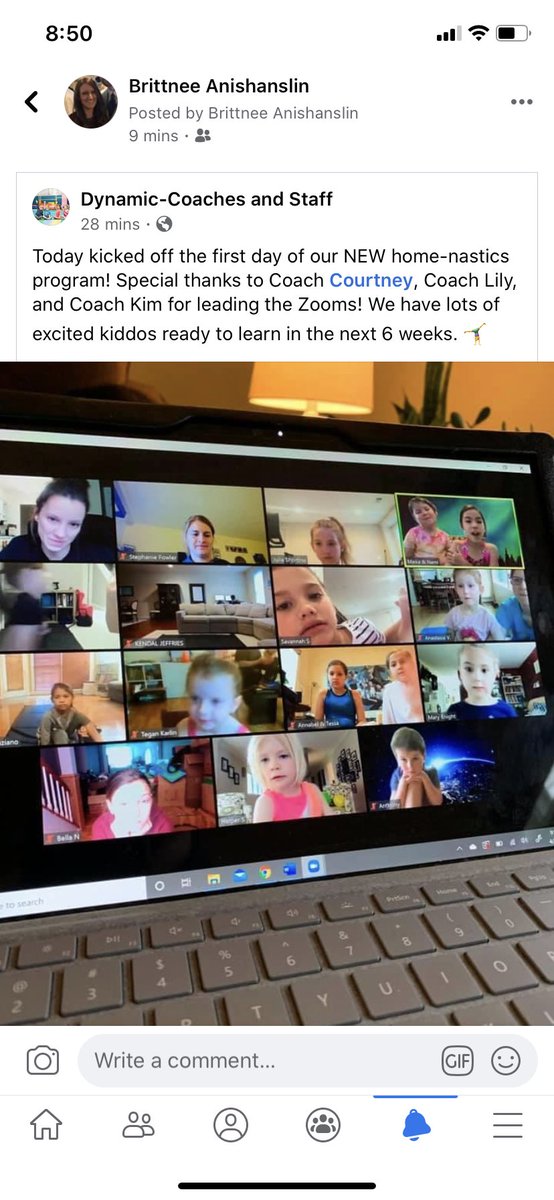 DynamicGriffins's tweet photo. Our first day of our new virtual gymnastics program was a success!  It’s still not too late to join!  Visit https://t.co/Lwm0kkq3fy to enroll. We are always excepting new families as well! #virtualgymnastics #supportsmallbusinesses https://t.co/8FJFQNcNWb