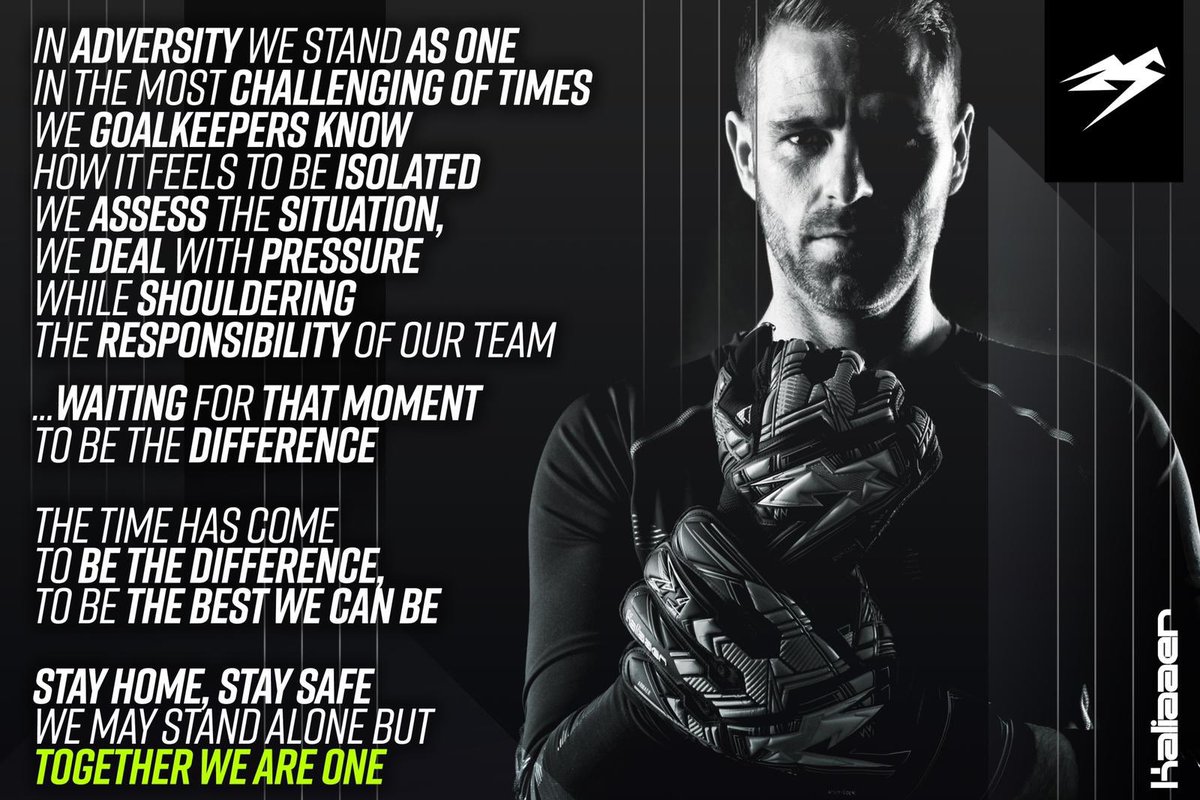 KAGoalkeeping's tweet photo. Stay Home Stay Safe GKs  👍👐 https://t.co/DXZ0p1onQl