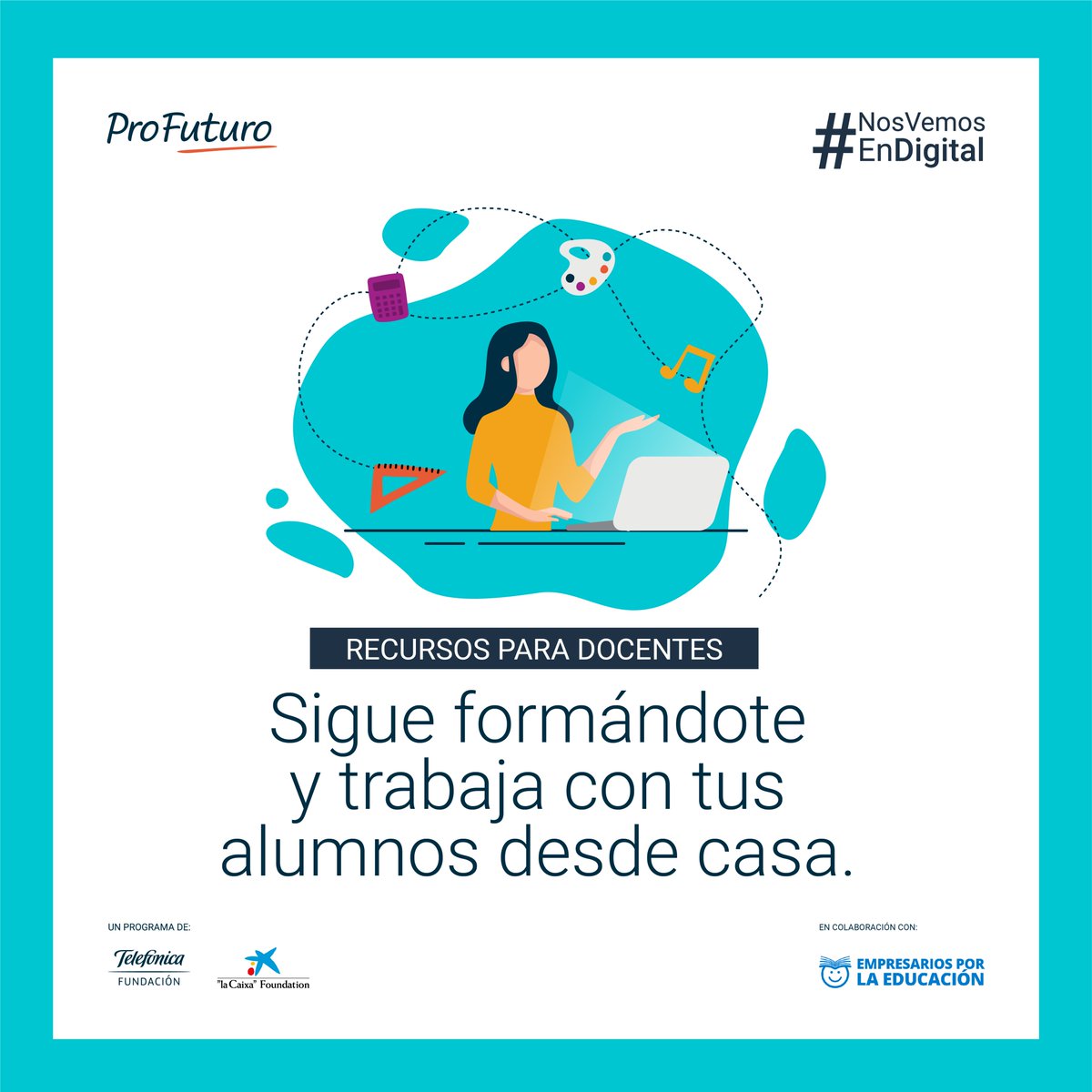 Nuestra plataforma educativa ha sido habilitada a todos los Docentes de Guatemala, fortalece tus conocimientos en #Innovación, #TIC, #Robótica y #HabilidadesParaLaVida desde casa. 

Ingresa aquí: profuturo.education/accede-a-nuest…

#NosVemosEnDigital #MeQuedoEnCasa #AprendoEnCasa