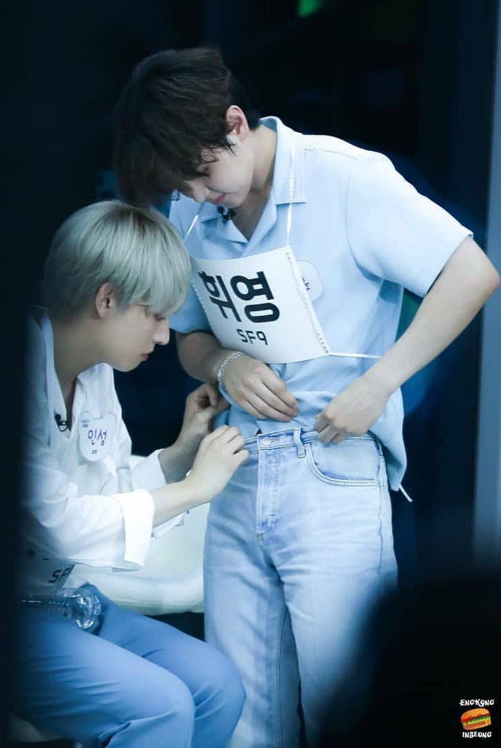 inseong: i like your pantsjaeyoon: thanks. they were 50% offinseong: i& #39;d like them 100% offjaeyoon: the store can& #39;t just give away clothes for freeinseong: that& #39;s not what i mea-jaeyoon: that& #39;s a terrible way to run a business, hyung