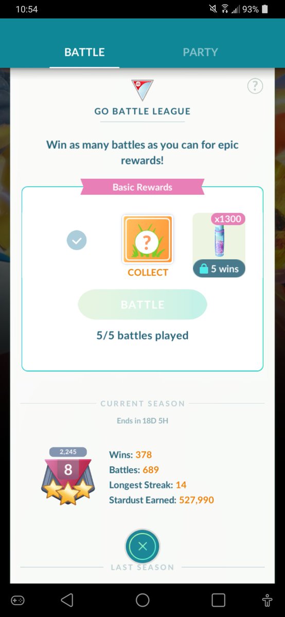 I cant explain it, but the team I have been using is still getting wins consistently 3-5 Wins a set. Many criticized its weakness to a double steel team or an ice team but here& #39;s the thing...I aim to win 55% of battles and at 2300 I see those teams maybe 1/5 matches