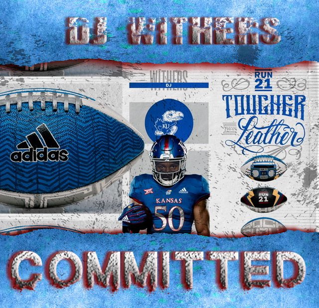 DeldrickWithers's tweet photo. After prayer and talking to my family I’ve decided to commit to the University of Kansas!  #RockChalk @CoachLesMiles  @BrentDearmon  @Senator_Pride  @BMop25 https://t.co/l33Notg9S1