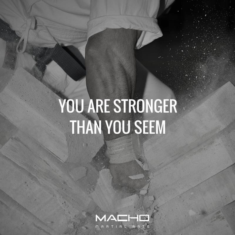 You are stronger than you seem. 💪🔥
.
.
.
.
.
 #MotivationMonday #Motivation #Inspiration  #MartialArts #machomartialarts #machosparring #strength #innerstrength #karate #taekwondo #fitnessmotivation