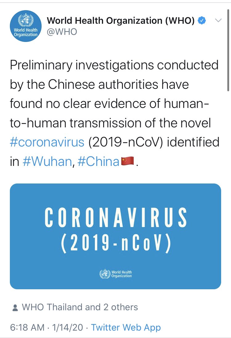 First, all of this is framed as a “right-wing” plan. The entire opening is meant for the reader to guard their loins, because the Bad Opinions are coming. The first is that Trump accuses the  @WHO of covering for China. That’s demonstrably true. Screenshots below.