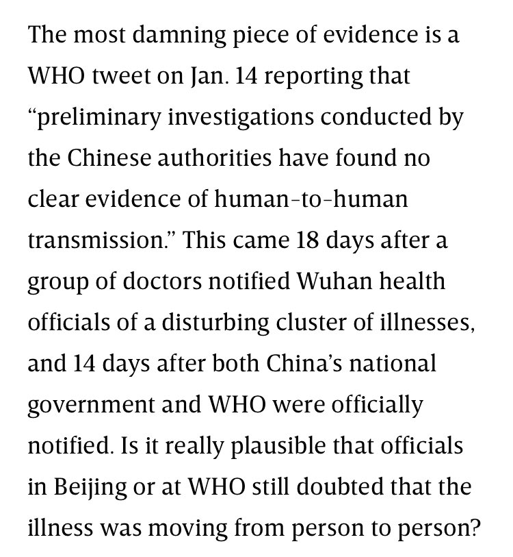 So let’s look back on WIRED’s “most damning piece of evidence” related to  @WHO and China: