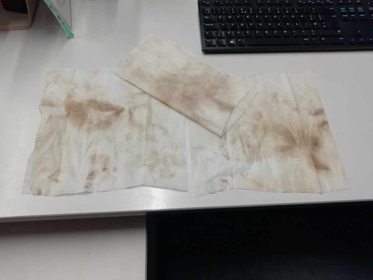 cornwallcop's tweet image. Thought I'd give the handrails on the station staircase a wipe down!!! #filth #nowondertheresgerms #COVID19 (and yes, the desk git blitzed too!!)