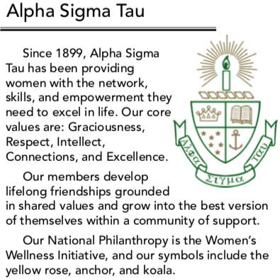 FairmontStateGL's tweet photo. It's Virtual Greek Week! We'll be highlighting each of our Fairmont State Social Greek chapters this week, and first up is @Fairmont_AST_ #SoarFalcons #GreekLife #Sorority https://t.co/7qTUOiaOxV