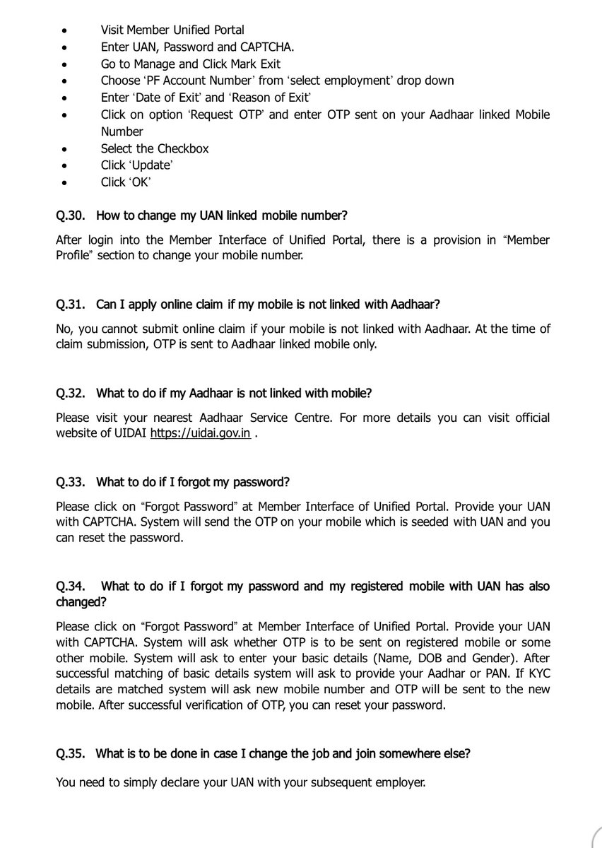 officialepfo's tweet photo. Frequently Asked Questions about UAN &amp; KYC.

 #IndiaFightsCorona  #EPFO  #CoronavirusOutbreak  #SocialSecurity https://t.co/2lrgvgGGRk