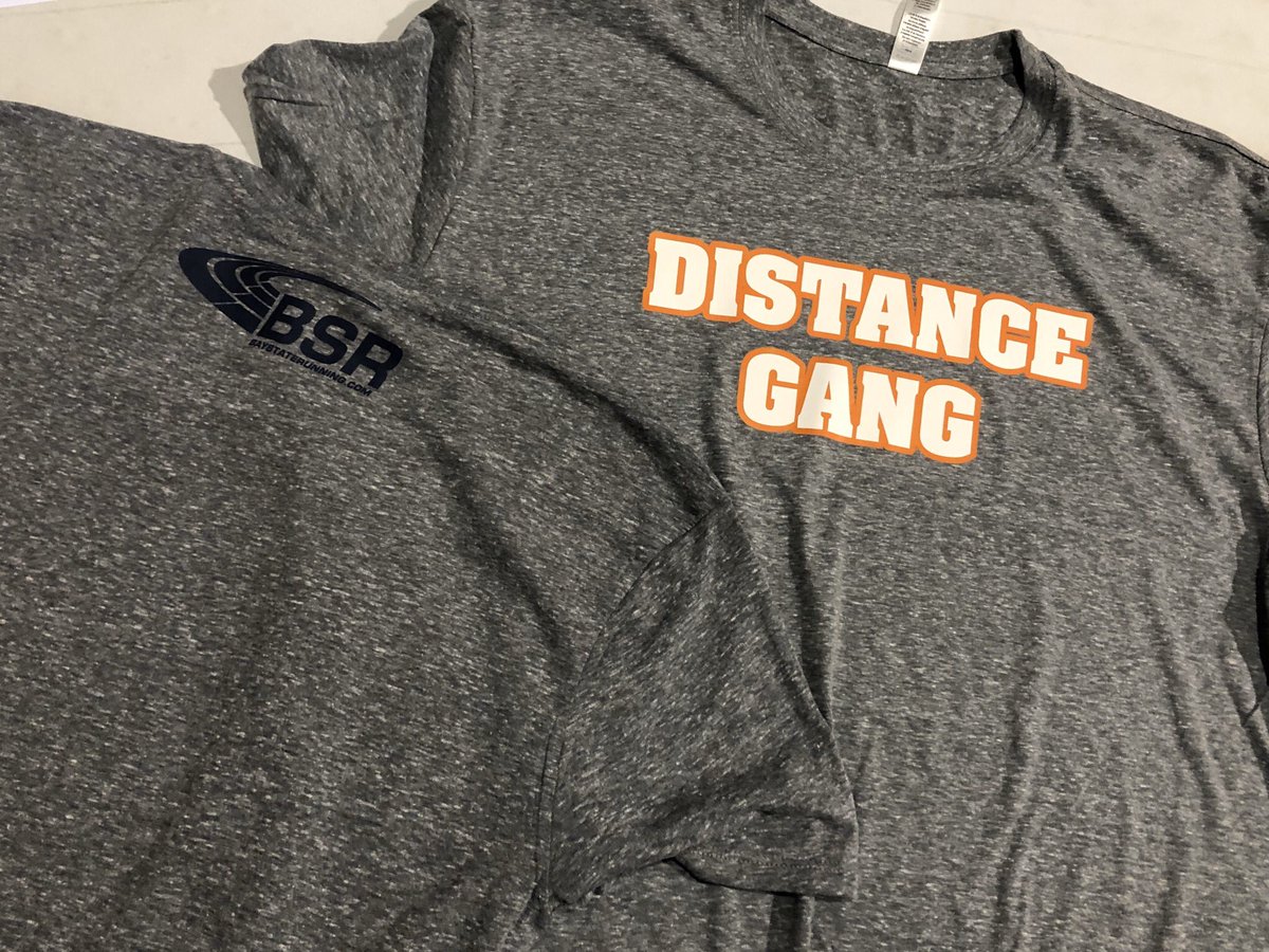 BayStateRun's tweet photo. Just 8 #Distancegang T-Shirts left! We will still be adding a free singlet with every order. Check out the BSR and MSTCA pop up store!
#supportbsr
https://t.co/fRidmP5Mbv https://t.co/bAf3t4p6ch
