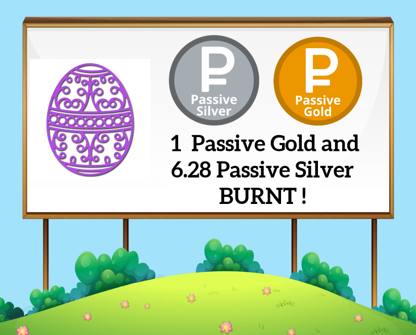 PassiveCoin's tweet photo. 1 Passive Gold $PASG and 6.28 Passive Silver $PASS was just burnt (like every month) in March Burning Season. Family of deflationary Passive coins https://t.co/Tu9sOqtdmz #passivecoin #passivesilvercoin #passivegoldcoin #ethereum #uniswap https://t.co/2YgvT6pbB6