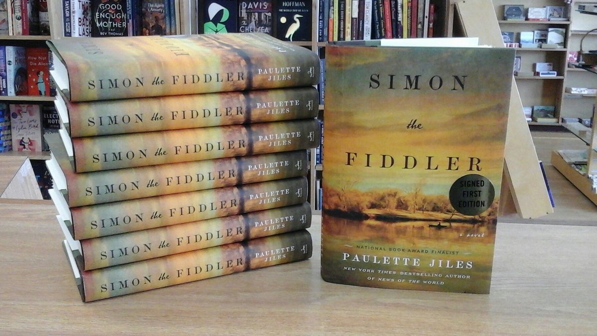 TallTalesATL's tweet photo. LOOK! Signed copies of #PauletteJiles new book! Call us for curbside pickup, shipping, or limited delivery. 404-636-2498 #SimontheFiddler https://t.co/yEecNjoH2a