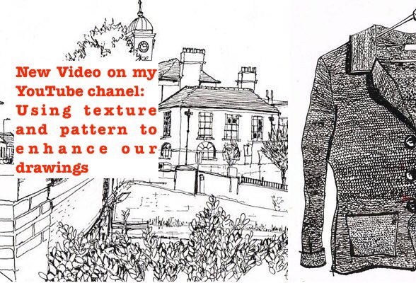 LizAckerleyArt's tweet photo. My new #YouTube video about using #textureandpattern in drawings is available https://t.co/XPEdqzTtLs - I’m interested in your comments . Do you have favourite textures that you incorporate into your drawings? https://t.co/qVa6yVyz9J