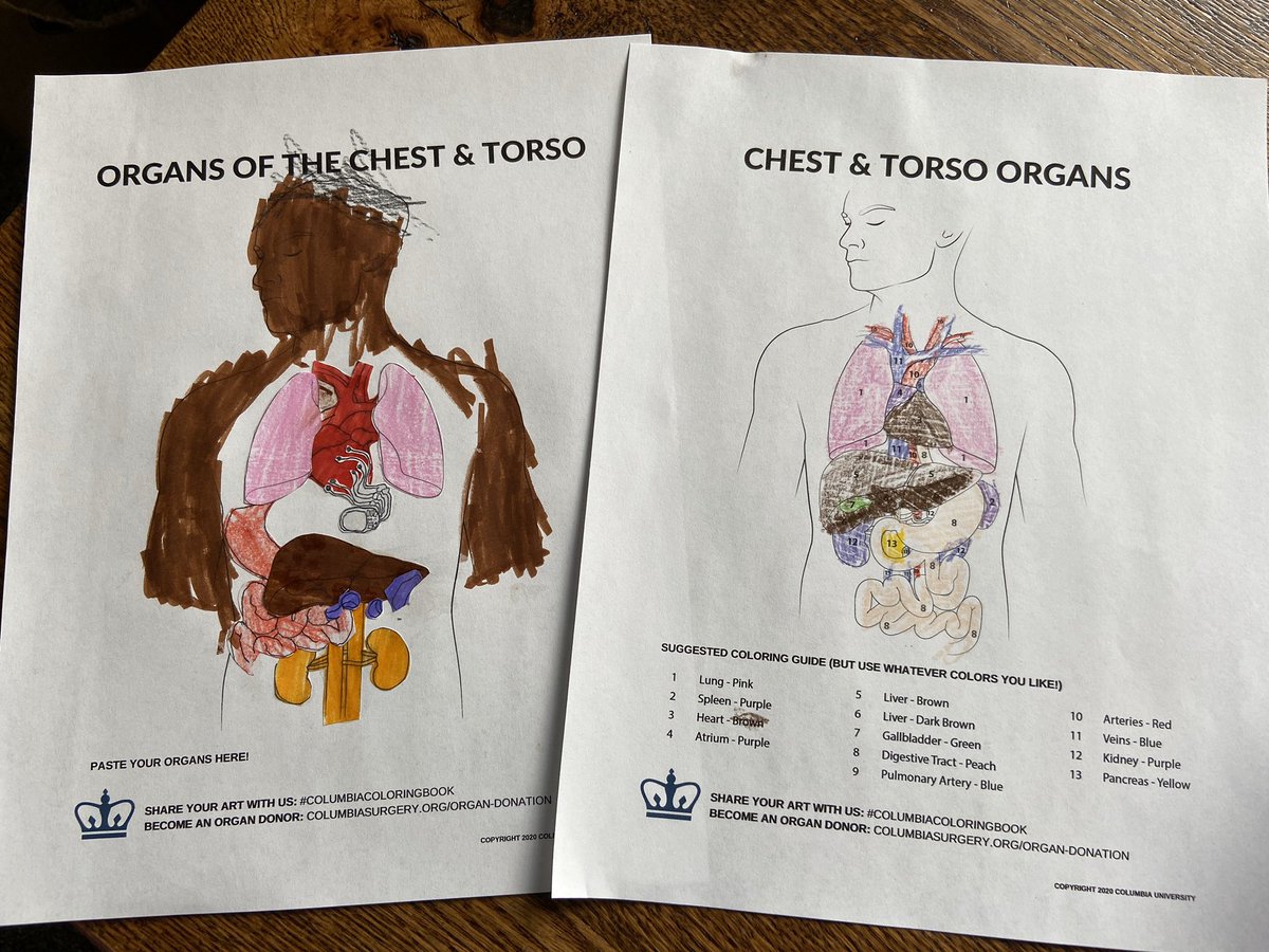 So that was our morning. For the first time in his life, Ethan got to sit alongside his sister and color in a body that actually looks like his. Representation matters. Thank you for making it happen for him,  @ColumbiaSurgery.