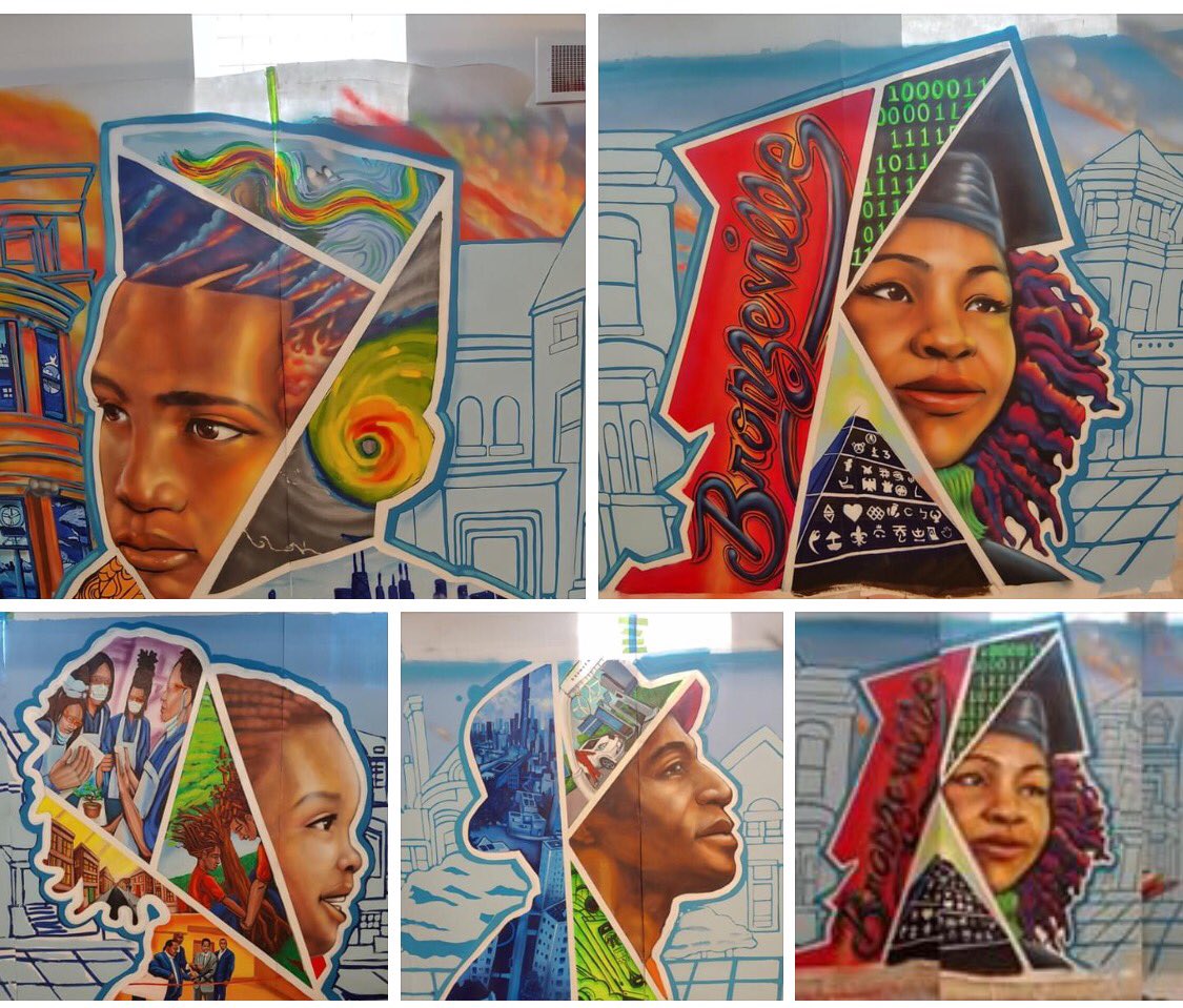ChiRockNation's tweet photo. Rahmaan Statik. Global Warming. 95% complete. Install in mid May . ComEd/ Gallery Guichard mural commission 8x60ft. spray paint and acrylic on parachute cloth . https://t.co/osrjn2LFR8