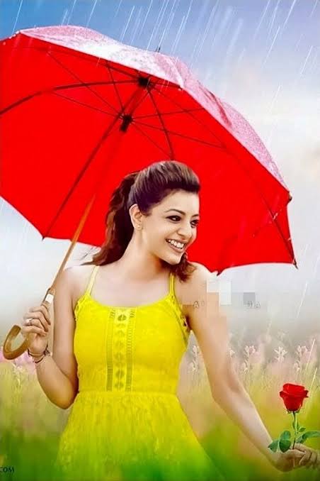 Ghalumante nee gajule, nee gajuleJallumande naa praname, na pranameAllukundi vaana jallulaga preme #KajalAggarwal  @MsKajalAggarwal 