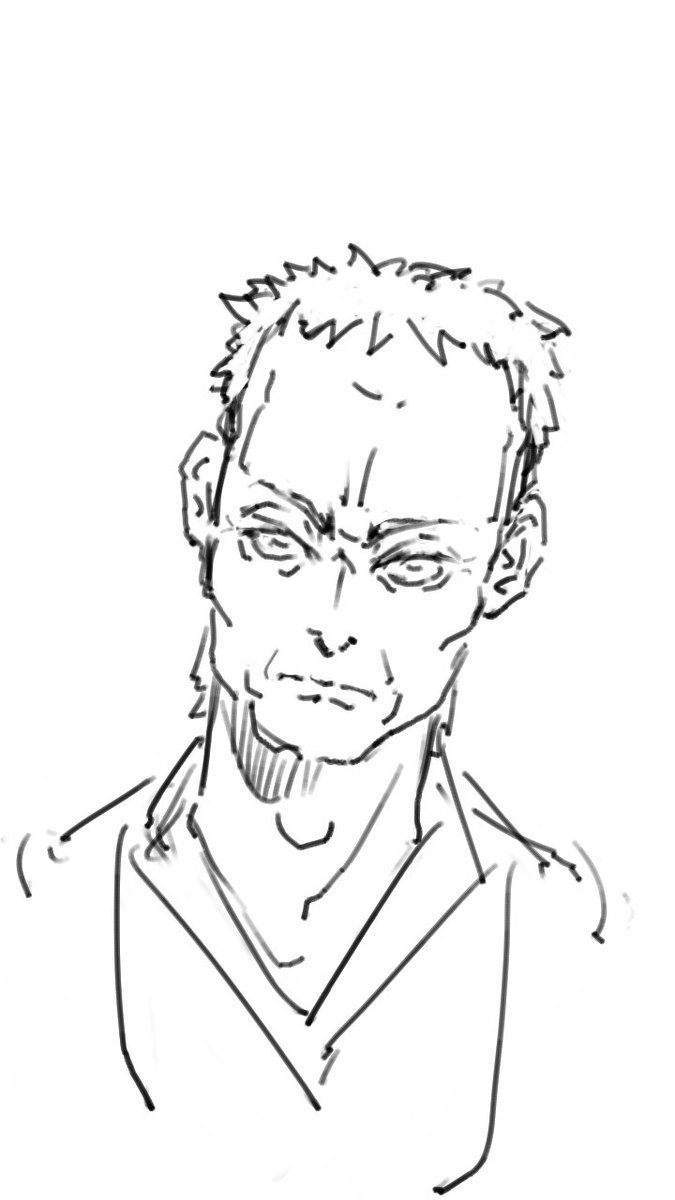 鱗滝さんッポイ落書き
見たことないから勝手に妄想(笑) 