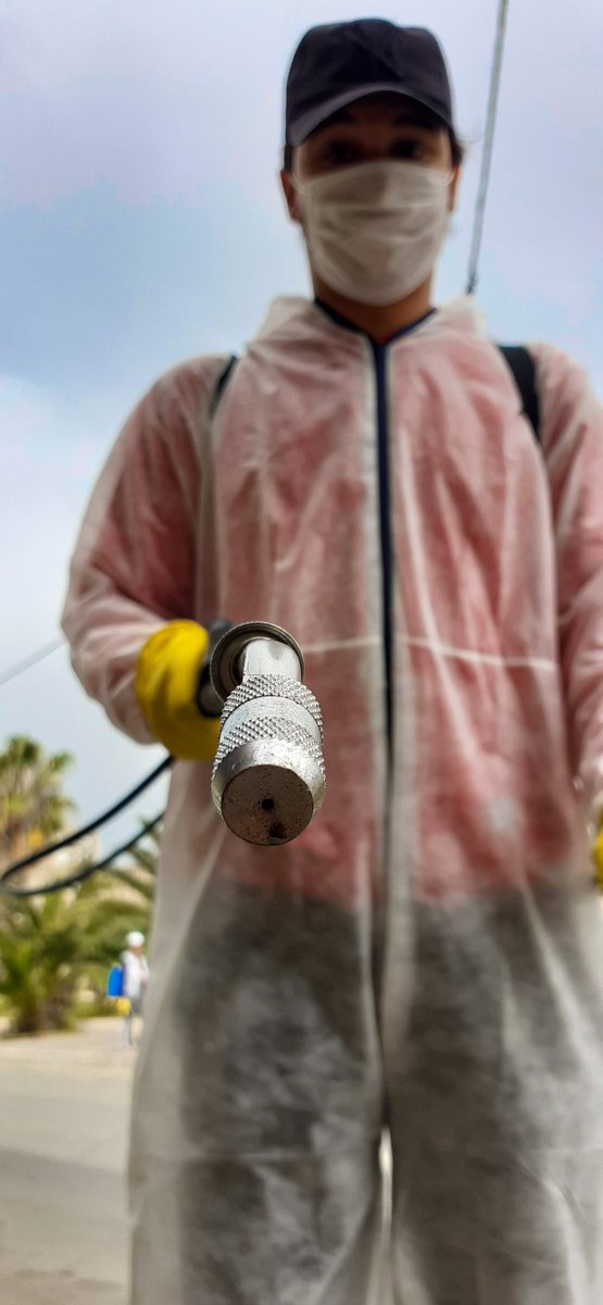 MostArt6's tweet photo. The operation of disinfecting, still going against covid -19  in the city of mostaganem "Algeria" from the 21_22_23 of March. 
#Algerie #Covid_19 #confinement #StayHome #disinfection #coronavirus #الوقايه_من_كورونا #كورونا #احمى_نفسك_احمى_بلدك #ريح_في_دارك #HealthCareWorkers https://t.co/9raNPMkc3l