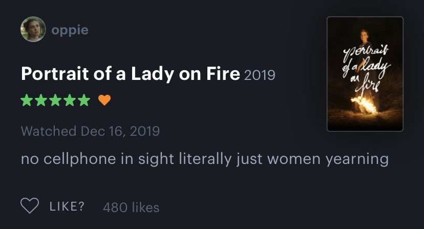 portrait of a lady on fire