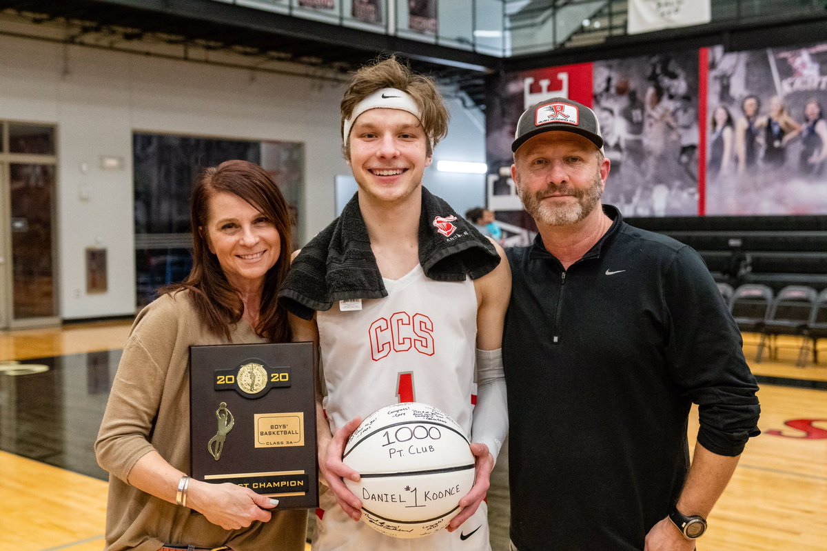 crossingsbb's tweet photo. Congrats to senior, Daniel Koonce, on his selection to GMAC First Team All Conference. Daniel had an incredible career at CCS reaching 1000 points and earning a trip to State twice!  His leadership and toughness will be missed.  Congrats @DanielKoonce22! https://t.co/VYZ7UQFJyz