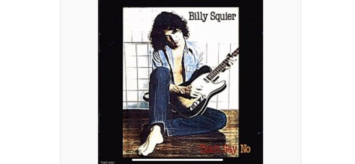Billy Squier Don’t Say No is 39 years old today! A masterpiece of an album from one of my favorite artists. His 3 albums before this (2 with Piper, Tale Of The Tape) also brilliant, as were ones after it. But this put him on the map.Need Billy back in action!