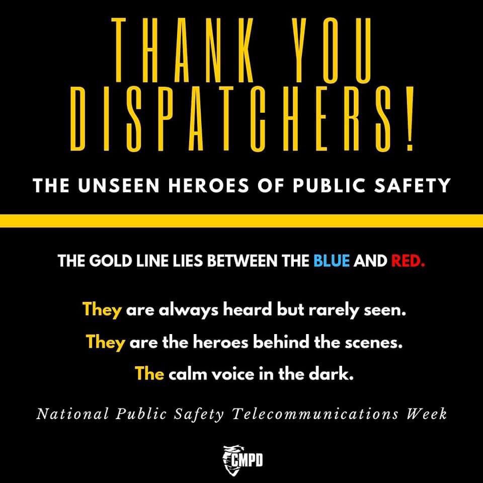 Big shout out to all the dispatchers of <a href="/SarpyCounty911/">Sarpy County 911</a>   Thank you for your hard work and dedication is does NOT go unnoticed.  <a href="/lavistapolice/">La Vista Police</a> #ThinGoldLine