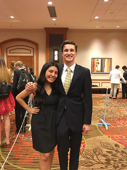 Gavin Wilson, senior at Summit High School, recently learned that he will be a UTA Terry Foundation Scholar next year, earning him a full ride including tuition, books, &amp; fees, We are so proud of you. <a href="/SHSJags2020/">SHS CLASS OF 2020</a> <a href="/MISDSummitJags/">Summit High School</a> (Gavin pictured here with Summit grad <a href="/patyrojas_/">paty ♡</a>)