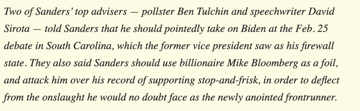 If I may be permitted to state the obvious, Bernie was clearly right to reject this priceless advice  https://www.lawyersgunsmoneyblog.com/2020/04/c...
