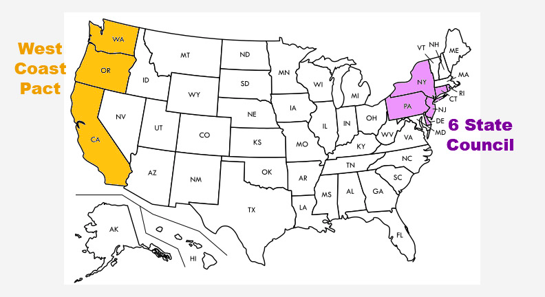 The greater New York area is setting up to make regional decisions as well. This is going to gain steam over the coming weeks, and things might be done that aren't easily undone.