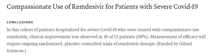 (2/) I will use the NEJM paper as an example,As most people will do, my eyes were caught by the title & conclusion first.