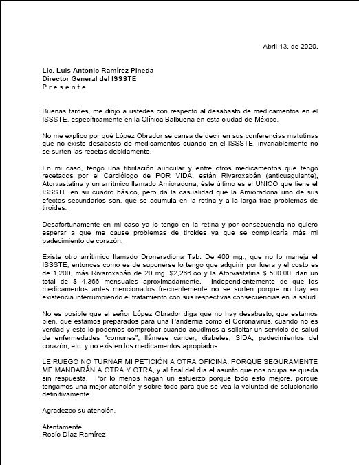 PriGarayD's tweet photo. Esta situación viene de tiempo atrás. No estamos bien, no hay medicamentos. Medicamentos que son INDISPENSABLES para muchos. Den solución por favor @usuarios_issste @ISSSTE_mx @DeniseMaerker @CiroGomezL @nacholozano @YuririaSierra @lopezdoriga https://t.co/uwCzjFFCUs