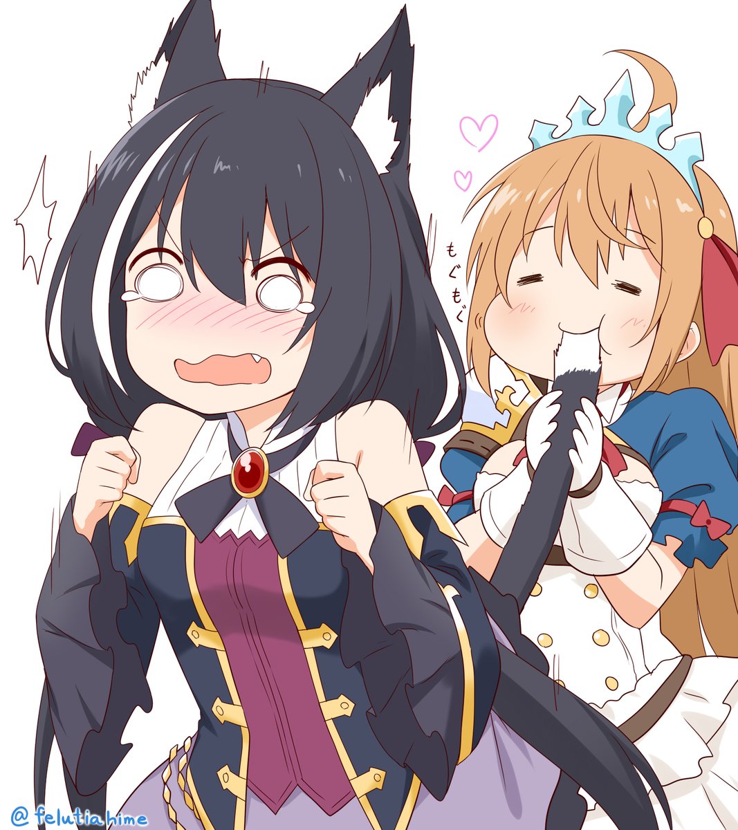 プリコネ キャルとペコリーヌの関係を1枚のイラストで表現したのがこちら あにまんch
