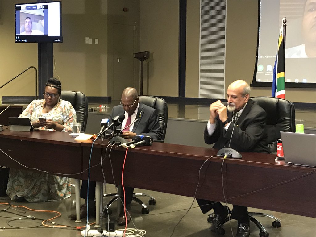 We’re at the  @HealthZA  #COVID2019 briefing with  @DrZweliMkhize in Durban. He is expected to engage with the public via Zoom on the technical aspects of the country’s response. Proceedings will begin shortly. Catch it on  #eNCA  #DStv403.