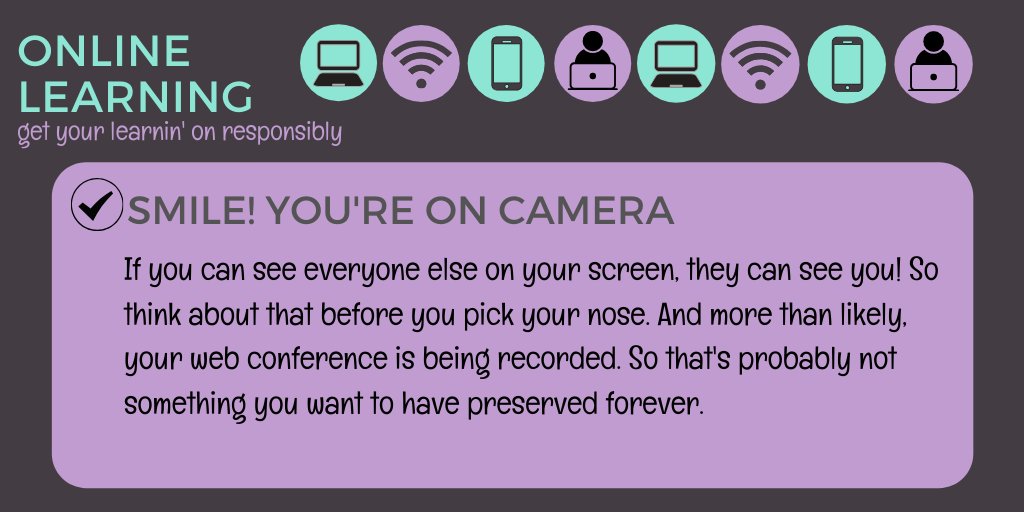 A quick tip from our Library/Media Specialists as spend more of our days in digital meeting areas.
