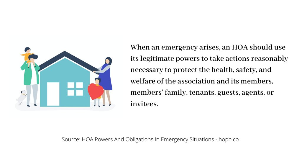 HOPB_CO's tweet photo. During any crisis, associations must do what they can to protect the health, safety, and welfare of the community. Here are the basic steps HOAs can take. https://t.co/t6x5g3AMMR https://t.co/8PyCmUdID2