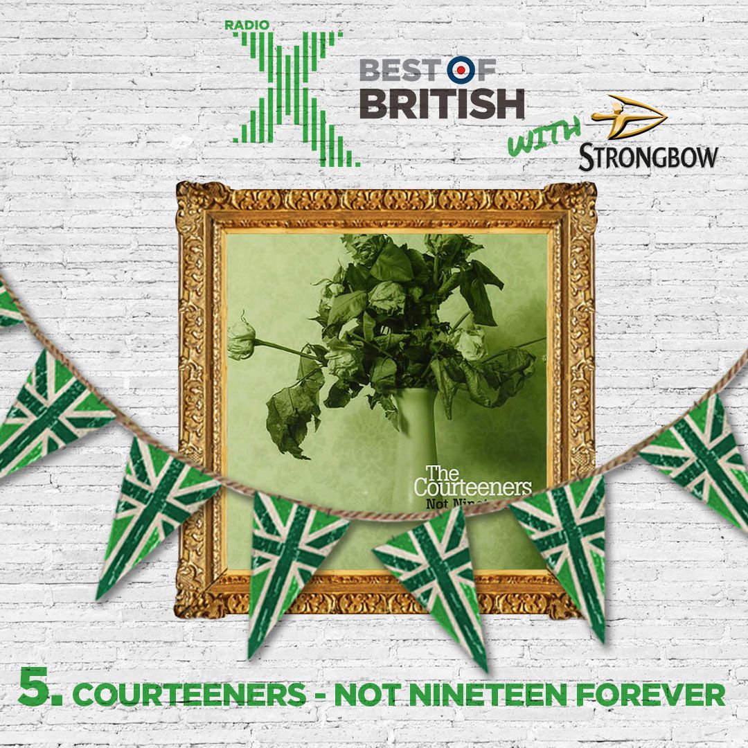 RadioX's tweet photo. No.5: @thecourteeners - Not Nineteen Forever
#BestOfBritish https://t.co/8du7KJK3kg