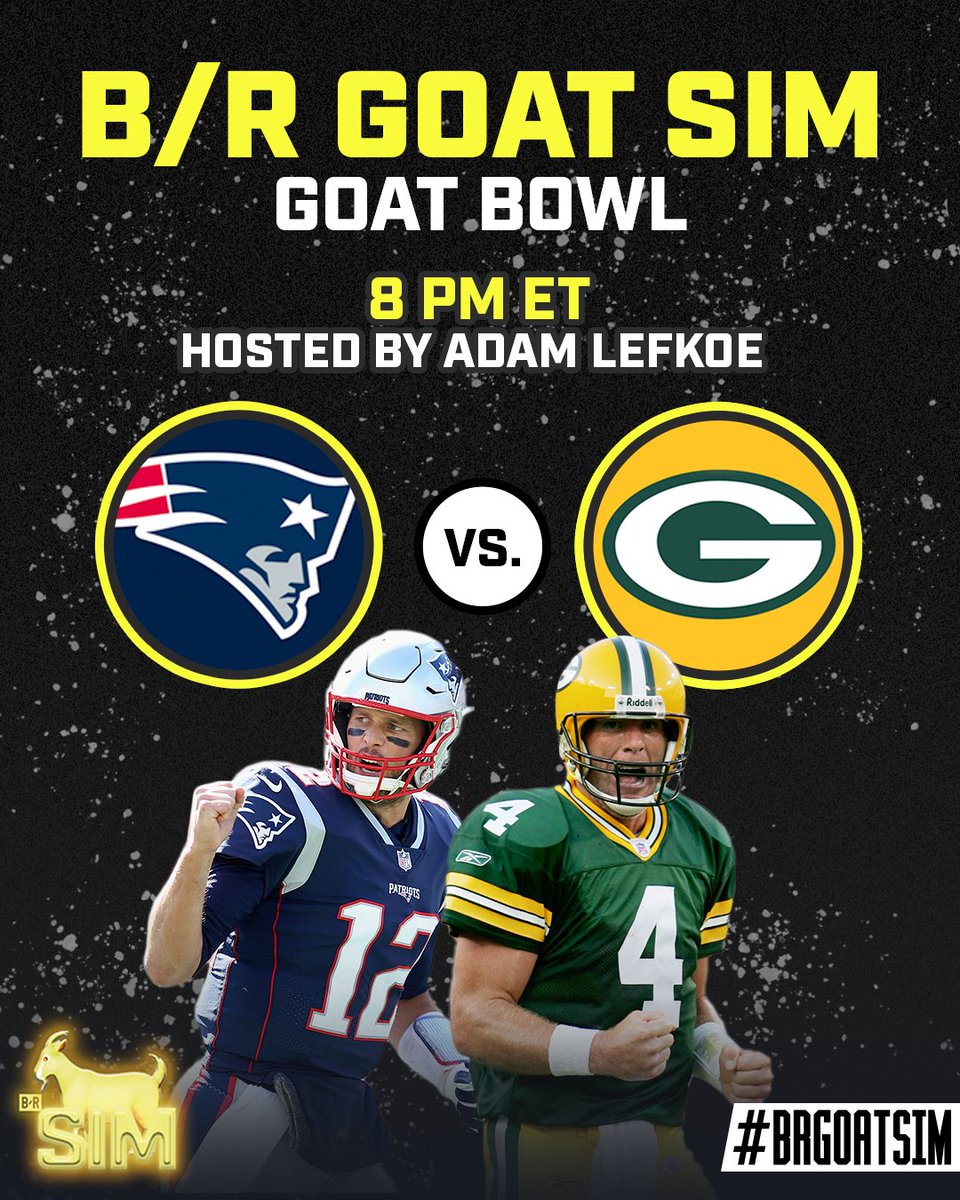 Sim_Betting's tweet photo. @br_betting #BRGOATSim FINAL

PATRIOTS VS PACKERS 
PATRIOTS @ -120 
PACKERS @ -120 

INBOX NOW TO GET YOUR BETS ON!!!

https://t.co/41UtZMT6SH