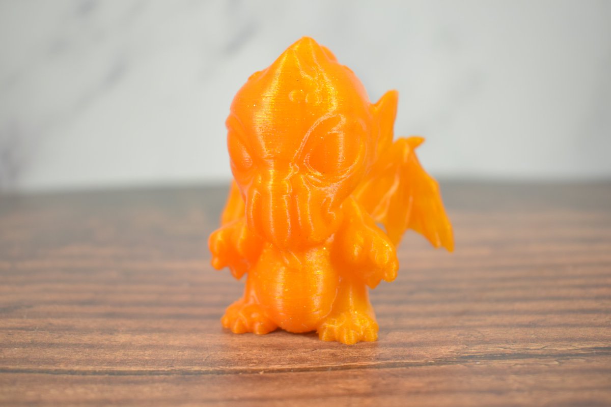 piraxchild's tweet image. Such a pretty orange. Sunrise Glimmer PLA from @Plas3D