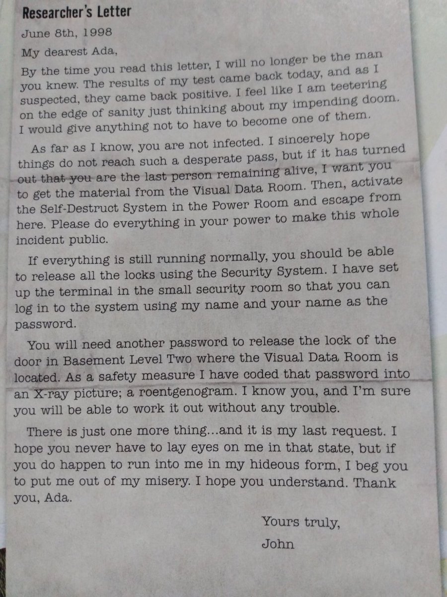 Flutflut1's tweet image. #REfiles #ResidentEvil
#umbrellaChronicles