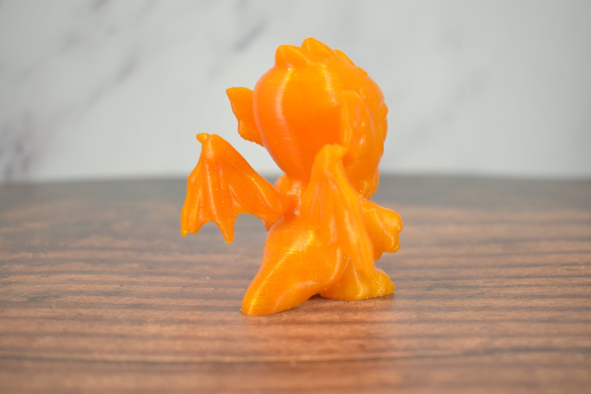 piraxchild's tweet image. Such a pretty orange. Sunrise Glimmer PLA from @Plas3D