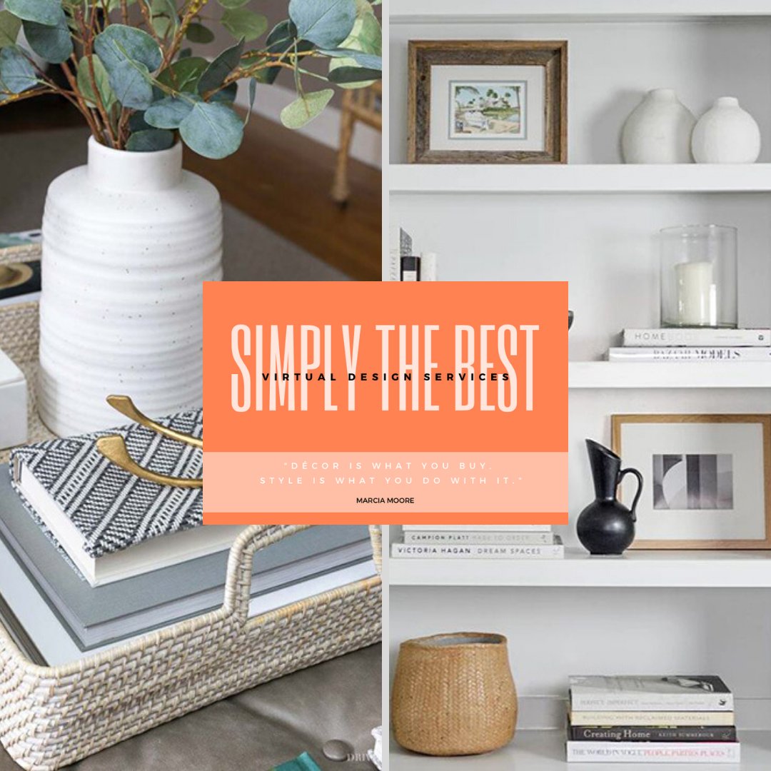 M_Moore_Design's tweet photo. Is your coffee table in need of a style refresh? Do your bookshelves need a new look? With Simply the Best, our new Virtual Design Service, we can breathe new life into these areas without ever setting foot in your home. Click the link for details https://t.co/DTD2MI5hfA https://t.co/qdeBYHyjYJ