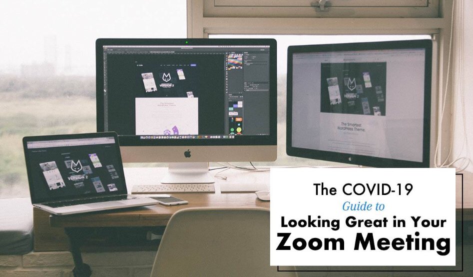 cskcreative's tweet photo. How’s your Zoom setup going? Need some help? We’re sharing pro tips to look your best on the blog. #videopros #videomarketing #videoproduction 
https://t.co/7THczRvGAc https://t.co/QQ9BJBYKs9