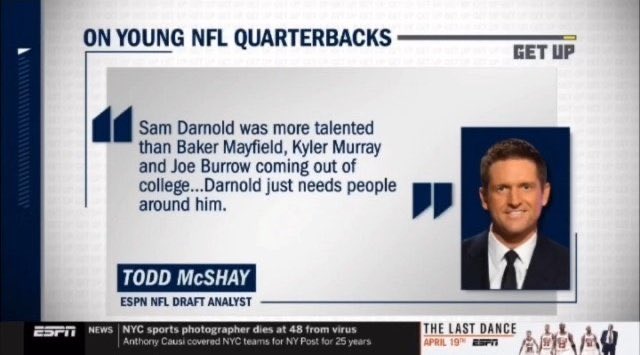 NYJets_Media's tweet photo. Todd McShay sees a bright future ahead for Sam Darnold https://t.co/mxHq8xR9KK