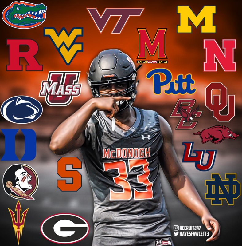 1stStateSports's tweet photo. Delaware product Dani Dennis -Sutton  @DaniDennis302 Defensive End  of McDonogh (MD) first 20 offer's #302 https://t.co/WctrF5dWE0