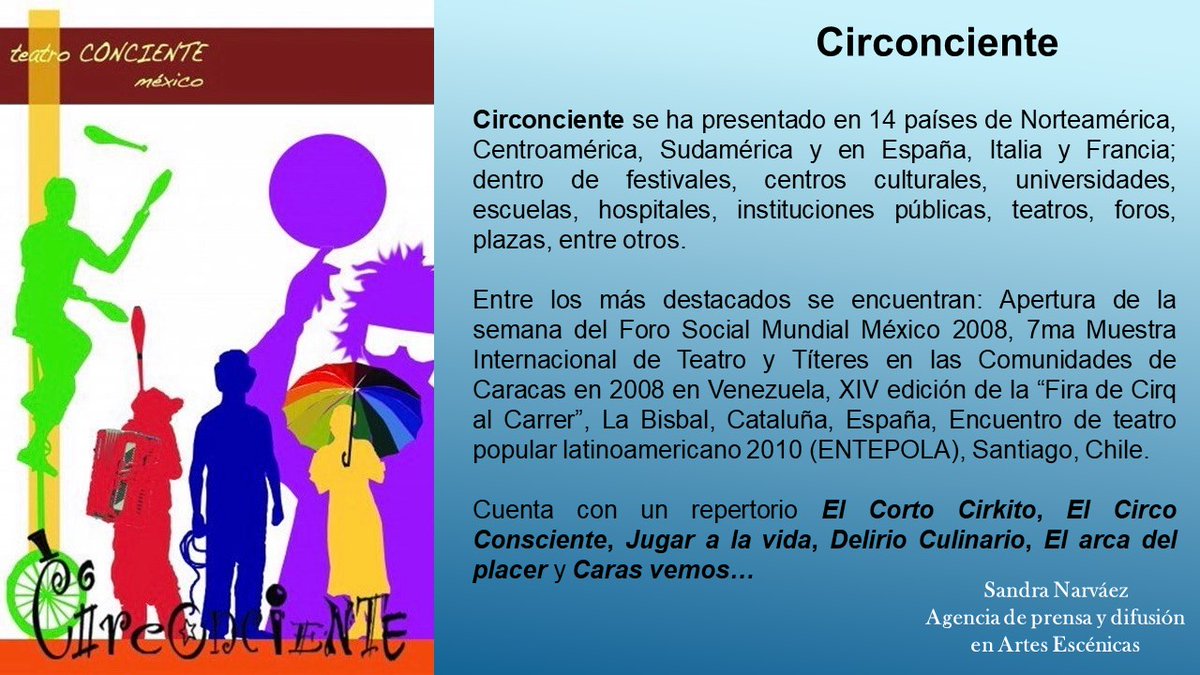 Sigue conociendo más de <a href="/Circonciente/">Circonciente</a>, una compañía que ha presentado su propuesta artística en distintos países. 👇

#AlOtroLadoDelTelón