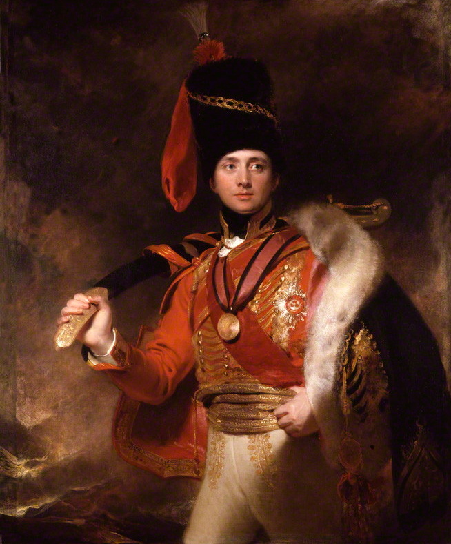 One of my favourite Thomas Lawrence portraits: Charles Stewart, Marquess of Londonderry in Hussars uniform (1812). This depiction of the dashing cavalry officer impressed the Prince Regent, who then hired Lawrence to paint the allied leaders for the Waterloo Chamber, Windsor. 2/5