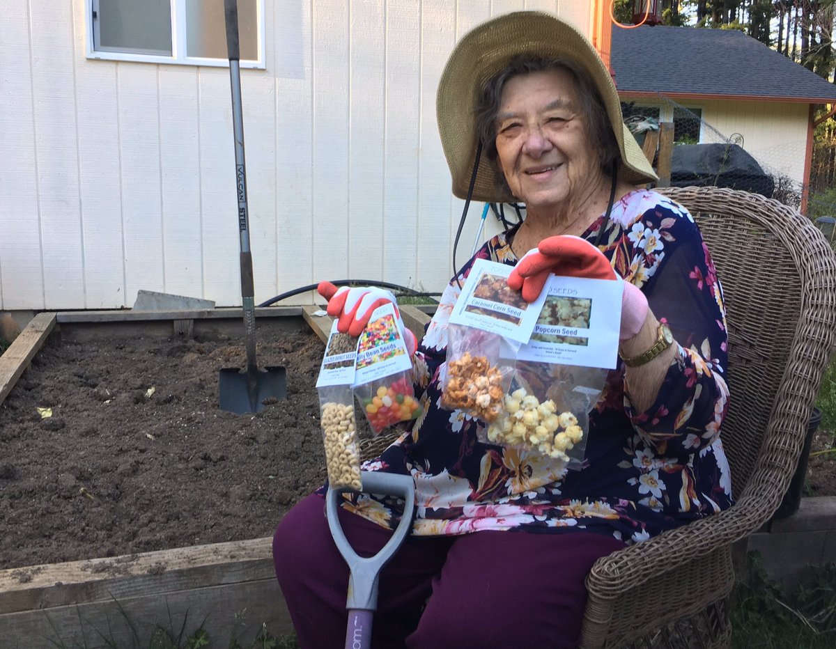 EastCountyRun's tweet photo. March 44th. 98-year-old Helen is in her garden today; what she plants is a balance between nutritious and tasty. With age, comes wisdom; Helen adapts her seed selection to reflect food appropriate for her needs. Helen is a SURVIVOR.  Be like Helen https://t.co/R99jNyVZuM