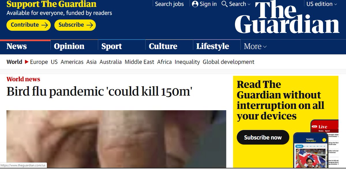 Remember in 2005 when Neil Ferguson of Imperial College said up to 150 million people could die. And his modelling was wrong