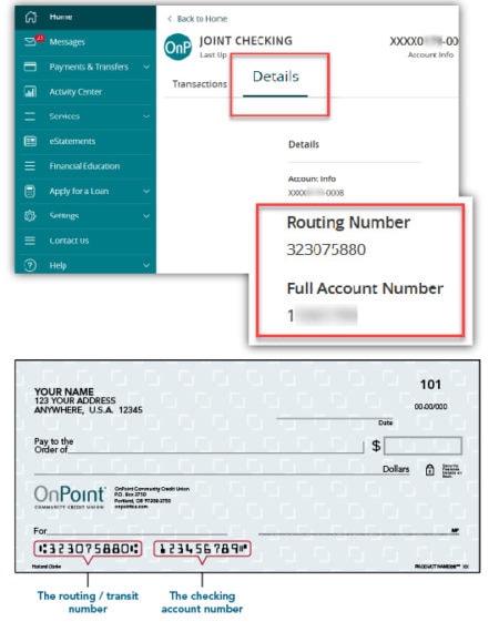 OnPointCU's tweet photo. The IRS will soon distribute economic impact payments. If the IRS does not have your direct deposit information, they will ask you to provide your account information. Get our #routingnumber and locate your account number: https://t.co/pNiS2SmYbG #stimuluschecks https://t.co/jAFVvmYVa1