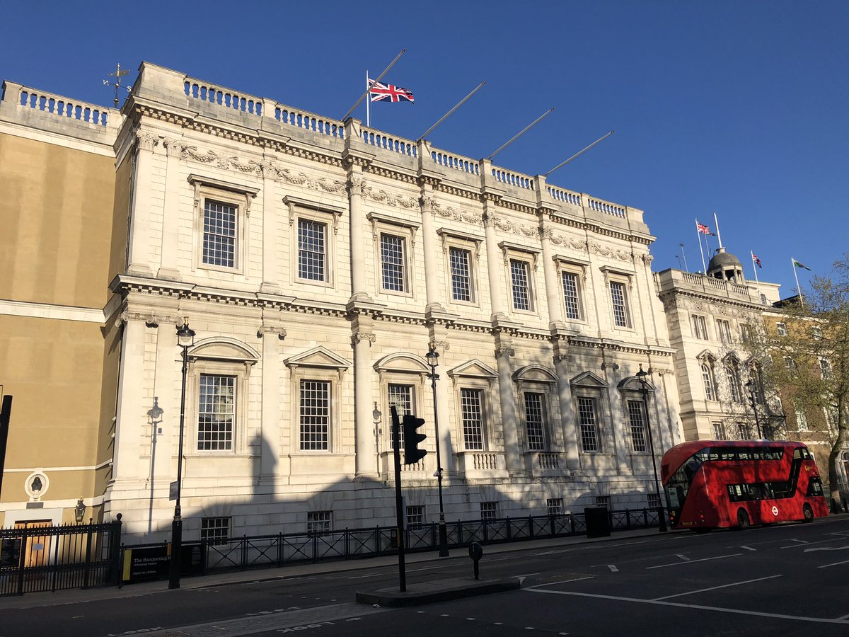 The Banqueting House, scene of the execution of justice against that Man of Blood, Charles Stuart, in the First Year of Freedom, 1648.
